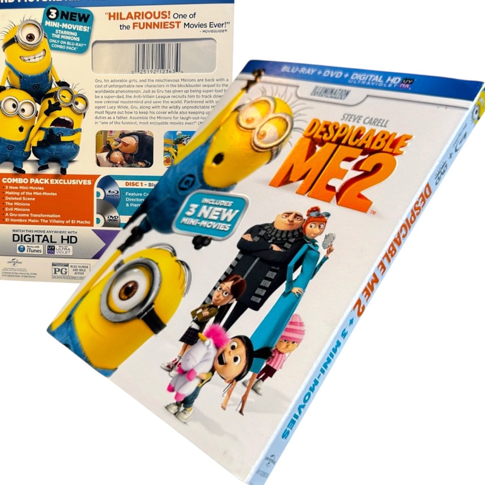 Despicable Me 2 (2013) Universal Studios -Illumination Blu-ray DVD + Digital HD